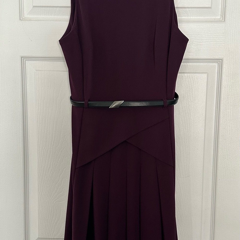 Calvin Klein Deep Purple Midi Dress